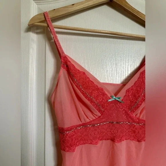 LA VIE EN ROSE Mesh Sleep Set - Picture 3 of 6